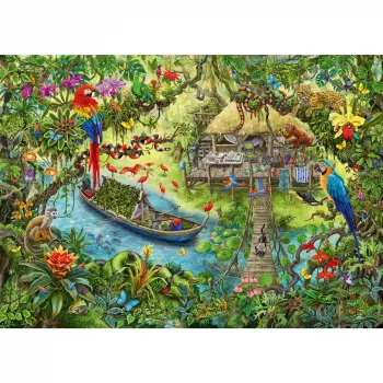 Ääriviivapalapeli Ravensburger 12924 368 palaa taide