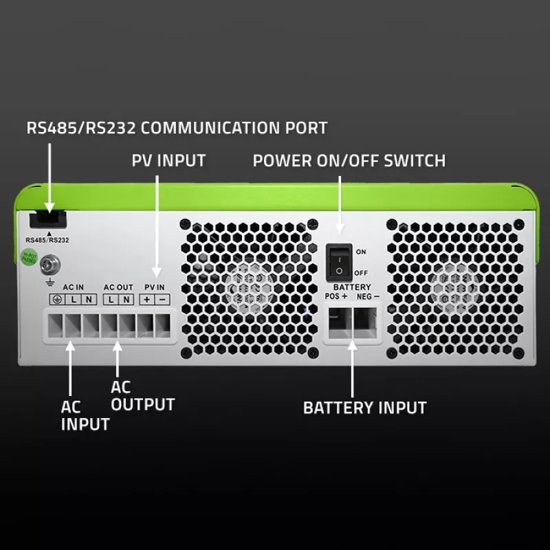 Hybridi-aurinkoinvertteri Off-Grid 3500W, Wi-Fi