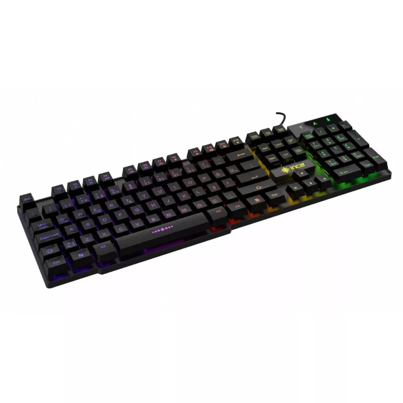 Incase pelinäppäimistö IKG-446 sateenkaari, RGB, saksalainen layout retail