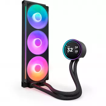 NZXT Kraken Elite 360 RGB prosessorin all-in-one-nestekühler 12 cm musta 1 kpl
