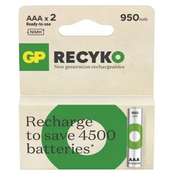 Paristot R03/AAA NI-MH 950mAh blister 2 kpl