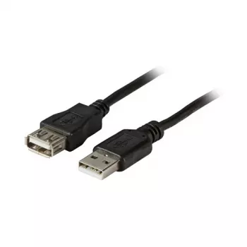 EFB-Elektronik USB2.0 jatkokaapeli A-A, uros-naaras 5,0 m musta, Classic Valmistaja: EFB Elektronik (K5248SW.5V2)