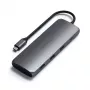 Satechi USB-C Hybrid -moniporttikeskitin (4-in-1-sovitin), Space Grey, ST-UCHSEM