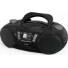 Sencor SPT 6510DB kannettava DAB+ boombox, CD/MP3/USB/SD, Bluetooth 5.3, FM RDS, 16 W, musta
