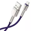 USB-A–Lightning-kaapeli Baseus 1 m — USB-datakaapeli, violetti