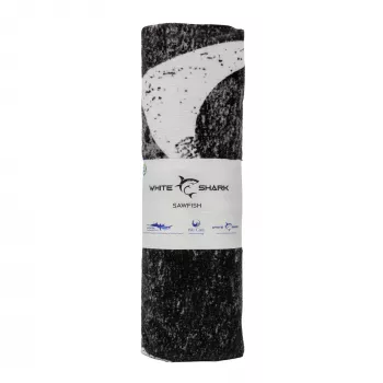 Käsipyyhe White Shark TW-02 sahahai nopeasti kuivuva kevyt mikrofiber