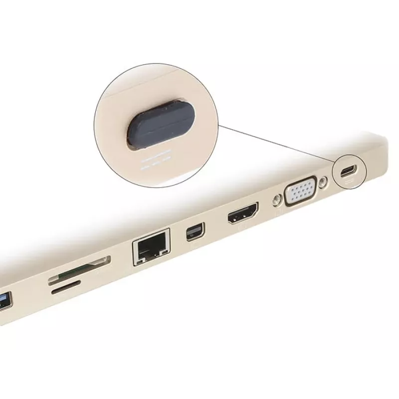 Liitinsuojus DeLOCK 64014 USB Type-C musta 10 kpl