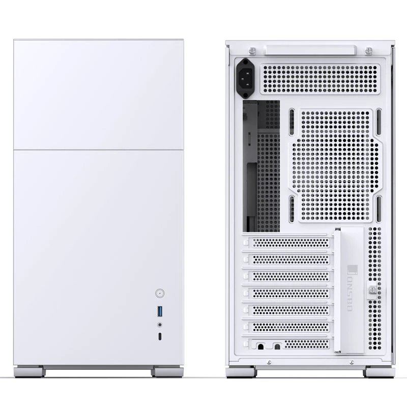 PC-kotelo Jonsbo D41 STD Midi Tower valkoinen