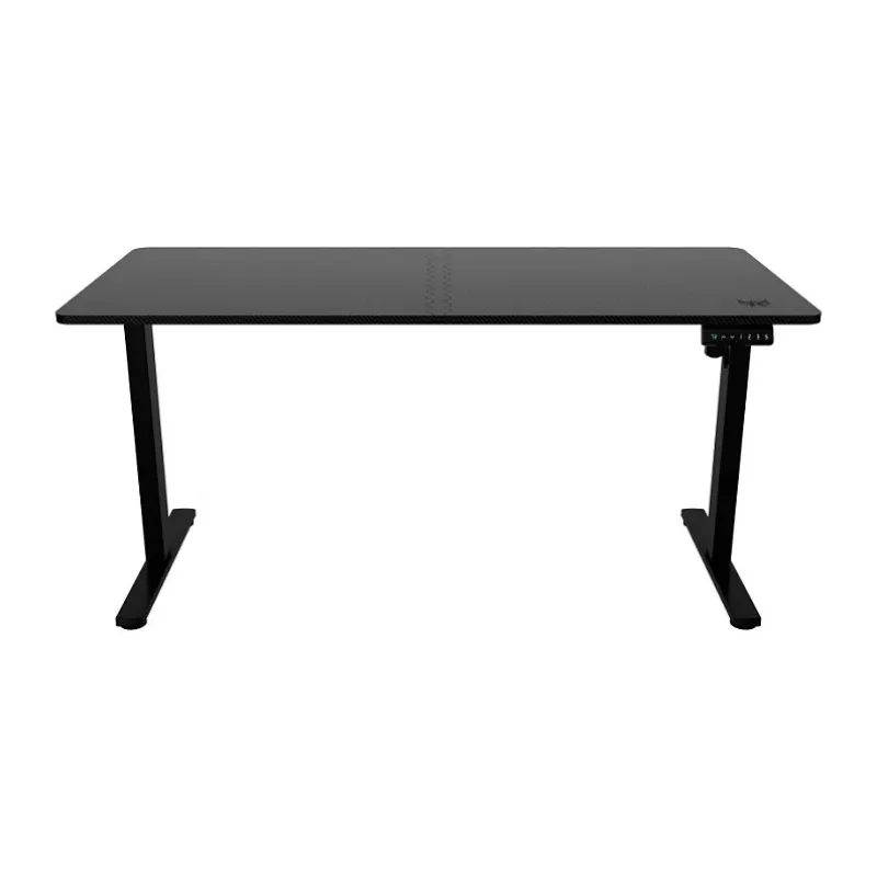 Pelipöytä Acer Predator NEXUS musta – suora pöytä, puulevy 1500×680 mm, rautakehikko, verkkovirta