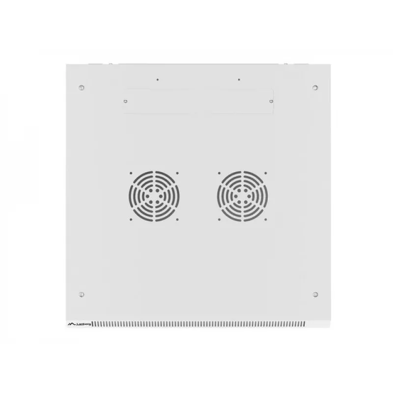 Lanberg seinäkiinnitteinen asennuskaappi 19'' 27U 600x600 mm harmaa (lasiovi)