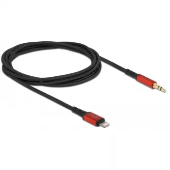 Audiokaapeli DeLOCK 86587 1,5 m 3,5 mm Lightning musta