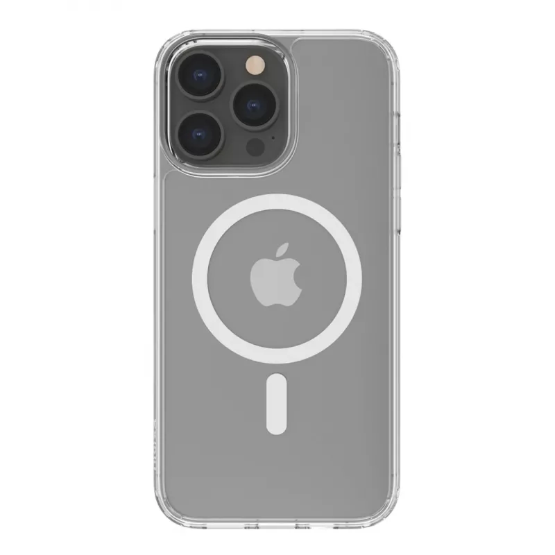 Belkin MSA011BTCL SheerForce magneettinen suojakuori iPhone 14 Pro Maxille, antibakteerinen, läpinäkyvä