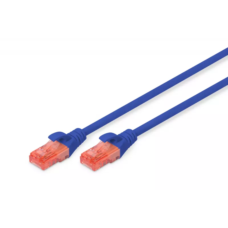 Verkkokaapeli Digitus CAT 6 U/UTP RJ-45 Cat6 1 m sininen