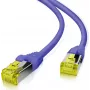 helos Cat.6a S/FTP GHMT AWG 26/7 -patch-kaapeli 191051, 7,5 m, violetti