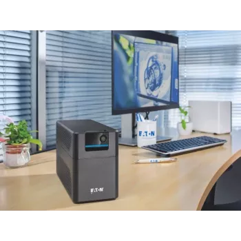 UPS Eaton 5E Gen2 700 Line-Interactive 0,7 kVA (360 W), 2 Type-E-pistorasiaa, musta, kompakti