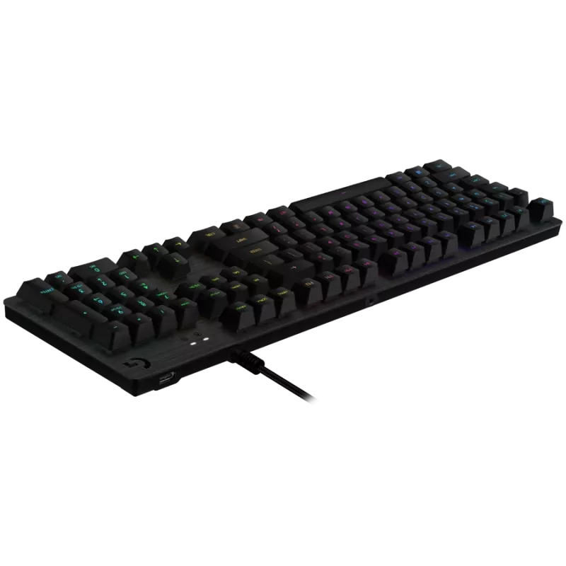 LOGITECH G513 johdollinen LIGHTSYNC mekaaninen pelinäppäimistö - CARBON - US INT'L - USB - TAKTIILINEN