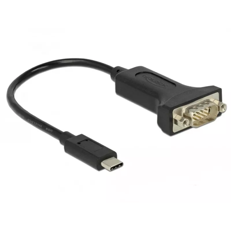 Sarjakaapeli DeLOCK 63908 musta 0,15 m DB-9