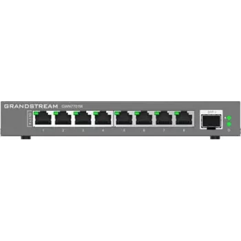 Grandstream Networks GWN7701M verkkokytkin hallitsematon 2.5G Ethernet (100/1000/2500) musta
