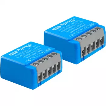 Kompakti älyrelemoduuli Shelly 1 Mini Gen4, 1P 8A, Wi‑Fi/Matter/Zigbee/Bluetooth, 110–240 V (2 kpl)