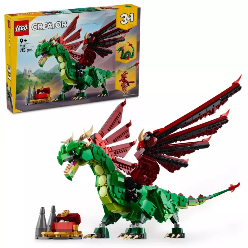 LEGO CREATOR 3 IN 1 31161 keskiaikainen lohikäärme