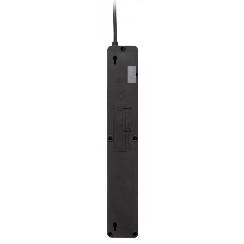 LESTAR ZX 510 G-A K.:CZ 5,0M ylijännitesuoja musta 5 pistorasiaa 230 V 5 m