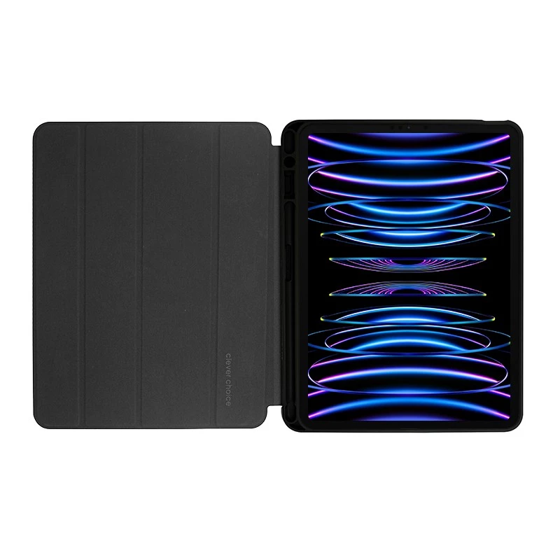 Folio-kotelo Crong FLEXFOLIO Apple iPad 11 Pro Air 10,9 tuumaa musta