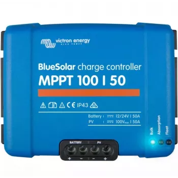 Aurinkolataussäädin Victron BlueSolar MPPT 100/50, 100V tulo, 50A lähtö