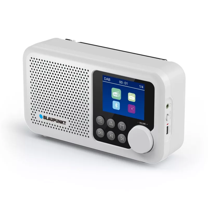 Blaupunkt DR8WH kannettava radio valkoinen