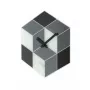 NeXtime kello 8171 Cubic, 43,5x37 cm, seinäkello, musta/valkoinen/harmaa