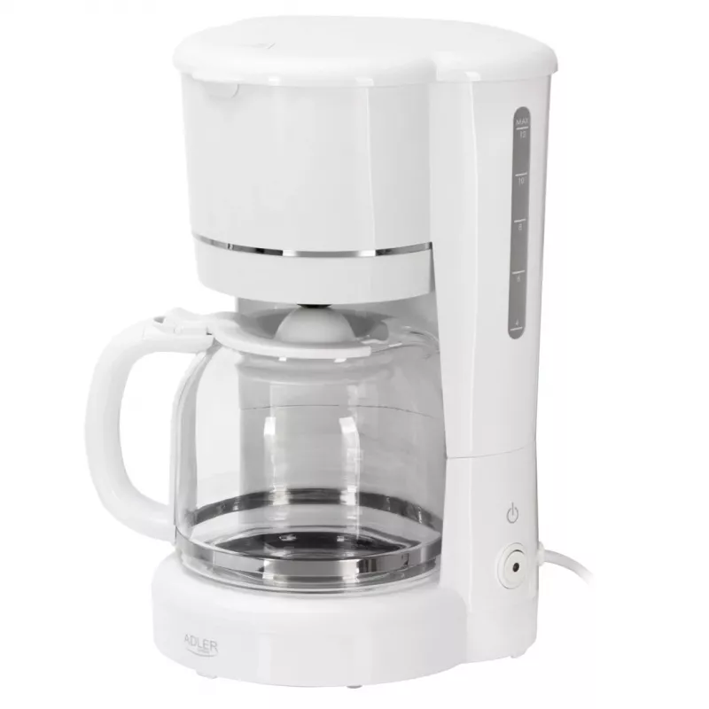 Adler AD 4383w suodatinkahvinkeitin jauhetulle kahville 1,5 L valkoinen