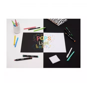 Akryylimaalikynät Sharpie Creative Marker 12 kpl pyöreä kärki musta