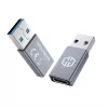Adapteri GRAUGEAR G-AD-CTA-10G USB-A - USB-C hopea