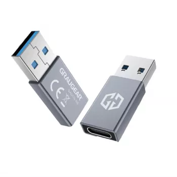Adapteri GRAUGEAR G-AD-CTA-10G USB-A - USB-C hopea
