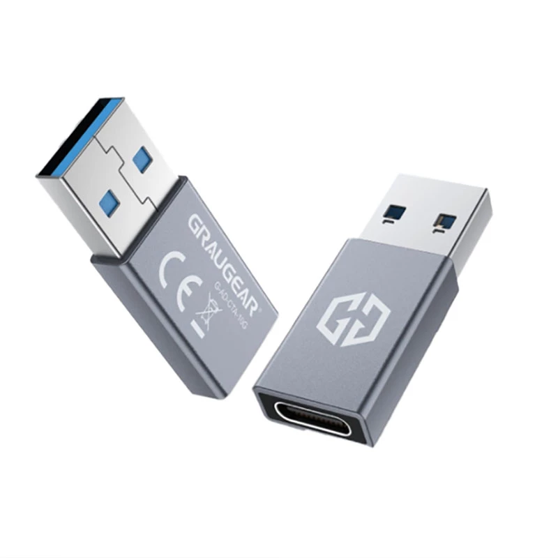Adapteri GRAUGEAR G-AD-CTA-10G USB-A - USB-C hopea