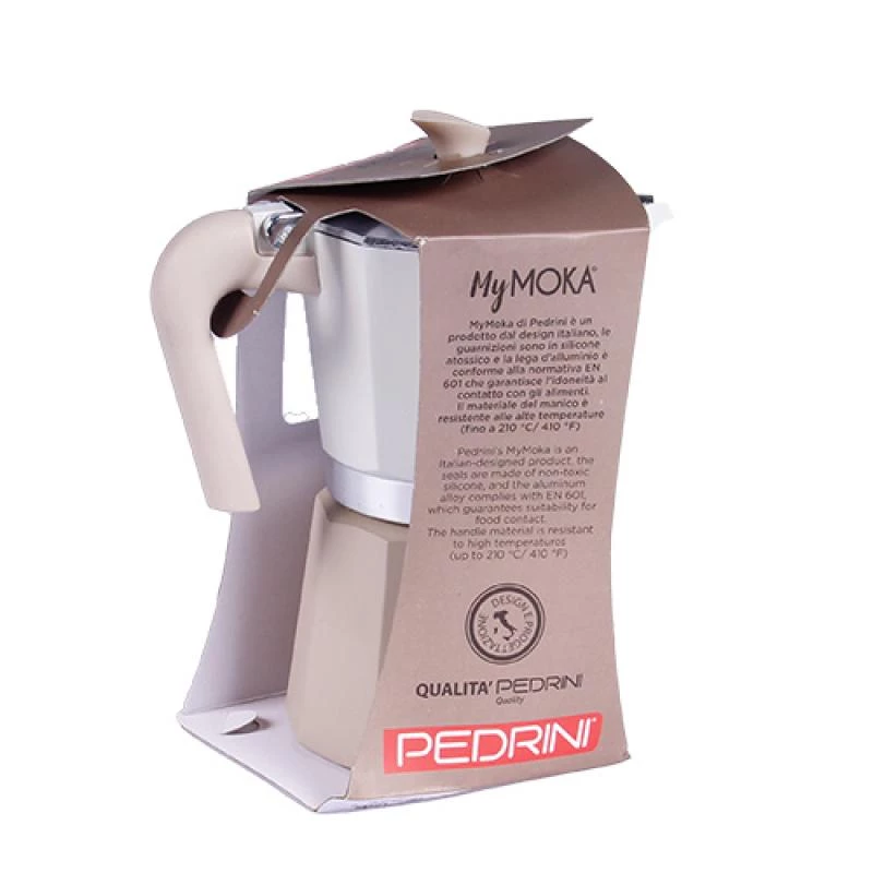 Kahvinkeitin Pedrini 02CF169 — espressokeitin, lakattu alumiini, 6 kupin tilavuus