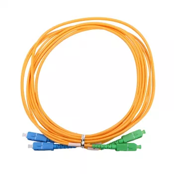 Kuitukaapeli Extralink EX.9281, FTTH G.652D, SC‑SC, 3 m, duplex, keltainen
