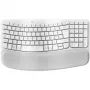 Logitech Wave Keys näppäimistö pehmustetulla rannetuella langaton Bluetooth LE QWERTY off-white (PAN)