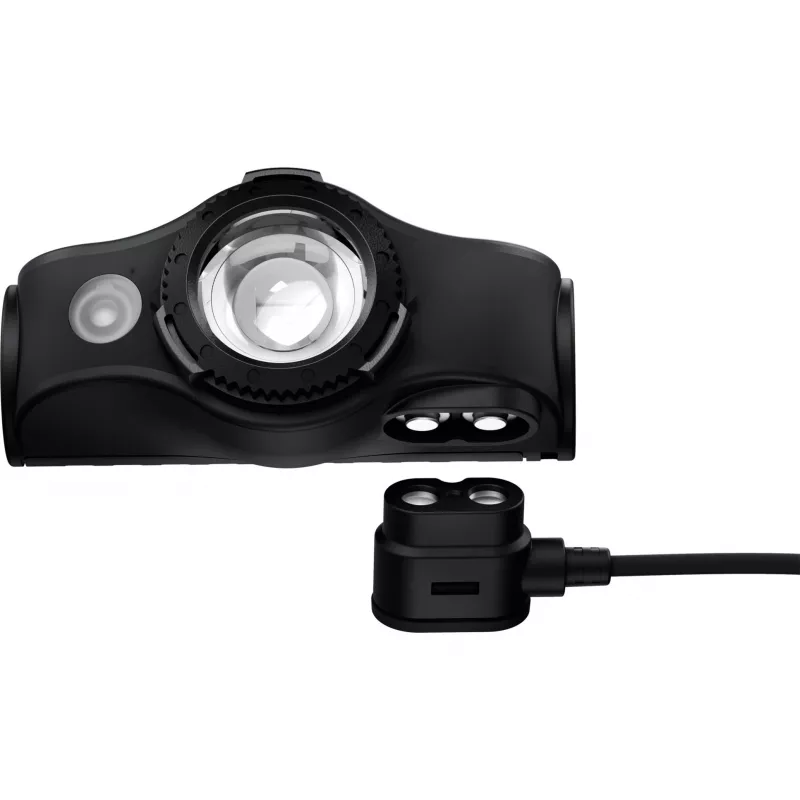 Otsalamppu Ledlenser MH 5 musta-harmaa
