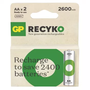 Paristot R6/AA NI-MH 2 600mAh kuplapakkaus 2 kpl