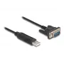 DeLOCK USB 2.0 -sarjaporttisovitin RS-232 50 cm FTDI musta