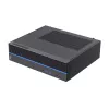 Akyga AK-302-01BL SFF-tietokonekotelo, Micro-ATX / Mini-ITX, USB-C + 2x USB 3.0 + USB 2.0, ilman virtalähdettä, musta