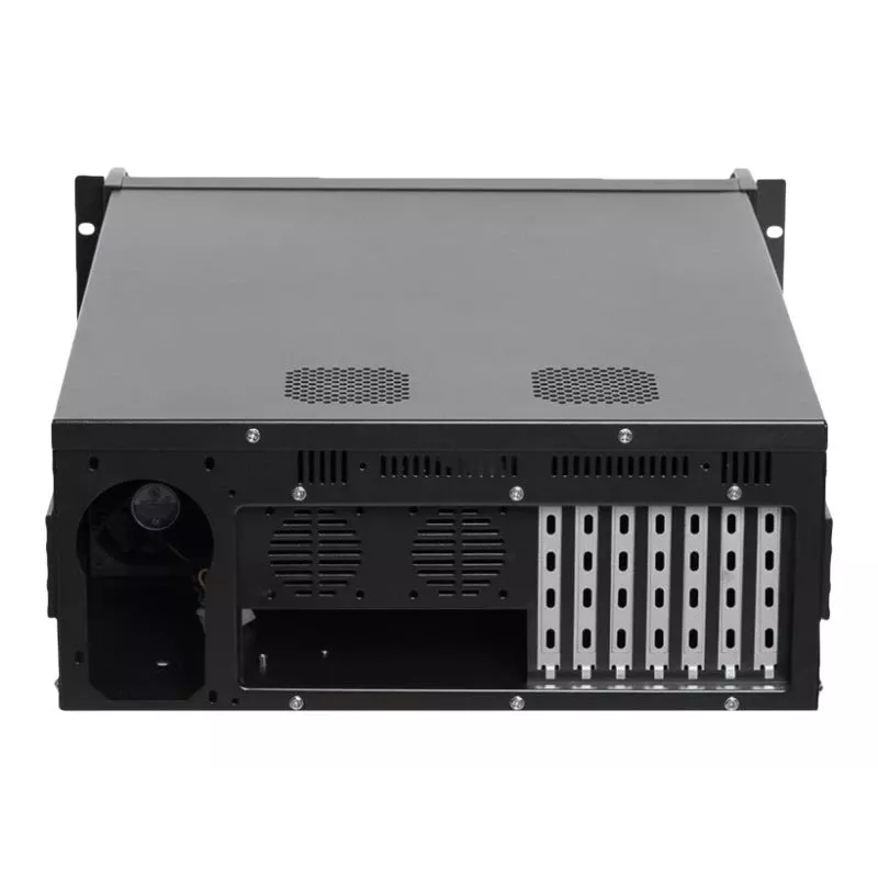 Netrack NP5104 19 tuuman 4U räkkiasennettava palvelinkotelo, microATX/ATX/eATX, 530 mm syvä