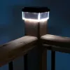 GB128 LED-aurinkovalo aidantolppaan ja puutarhaan, musta - vihreä sininen