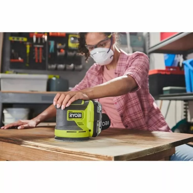 Ryobi RROS18-0 ONE+ 18 V akkukäyttöinen epäkeskohiomakone, 125 mm, solo