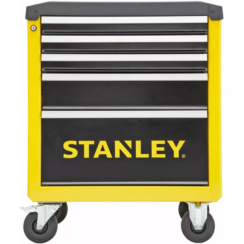 Työkalukärry Stanley STST74305-1 5 laatikolla, keltainen/musta, 3 matalaa + 2 korkeaa laatikkoa