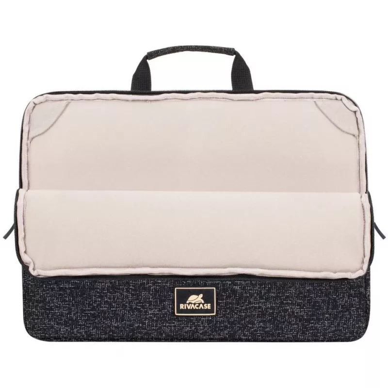 Sleeve-kotelo Rivacase 7915 39.6 cm (15.6 inch) musta valkoinen