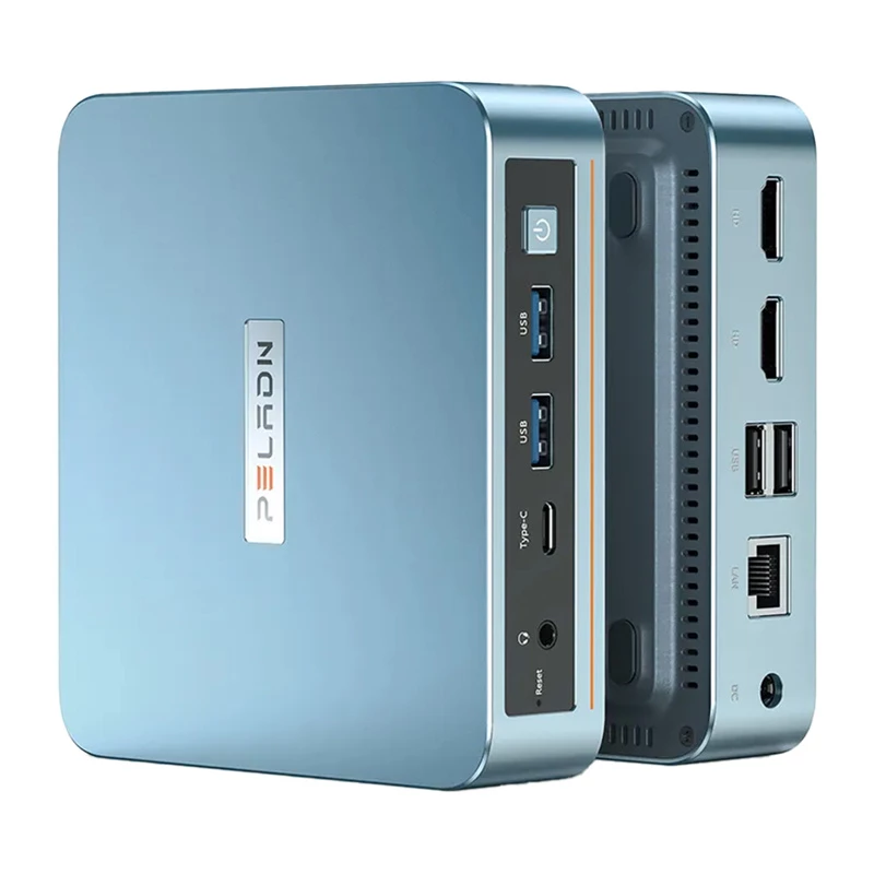 Mini-PC Peladn WI-6 N150 — 16 GB RAM, 512 GB SSD, kompakti pöytätietokone