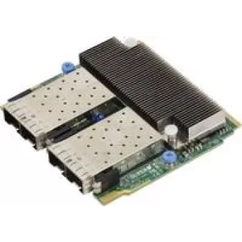 Supermicro - AOC-M25G-M4SM-O - sisäänrakennettu, kaapeloitu, kuitu, 25000 Mbit/s, musta, vihreä, harmaa