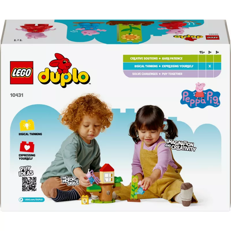 Lego 10431 Duplo Peppa Pig puutarha ja puumaja leikkisetti