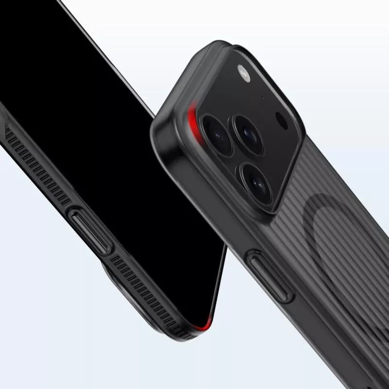 4smarts Design Case Aero iPhone 17 Pro -puhelimelle, musta (541641)